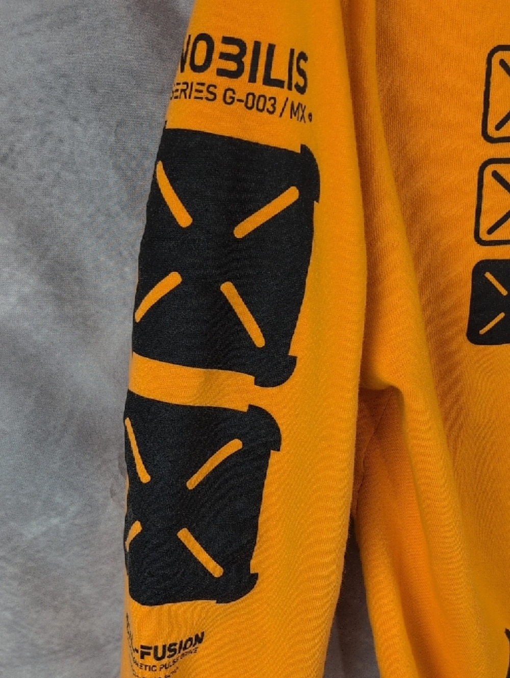 Fabric of the Universe | 2050 Cyber-Tech Zip Hoodie Size M - Picture 4 of 11